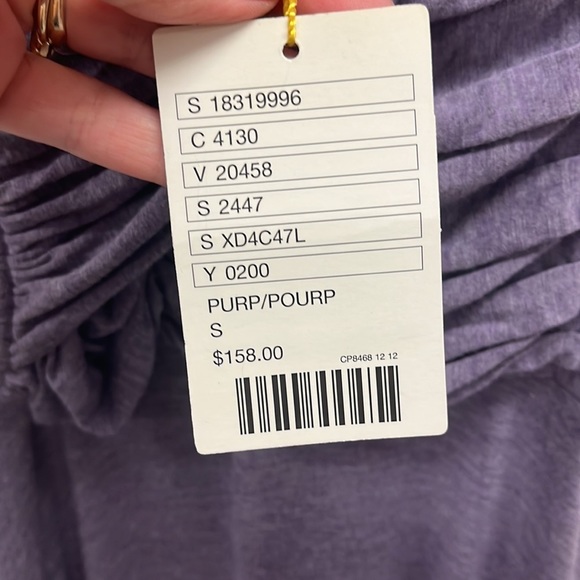 Anthropologie Plenty by Tracy Reese Dreamy Drapey Dress S Purple Heather - Picture 4 of 7